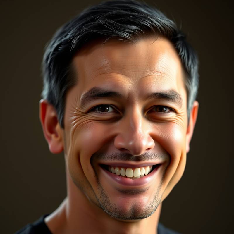 Portrait of Ethan Garcia, a smiling man with dark hair